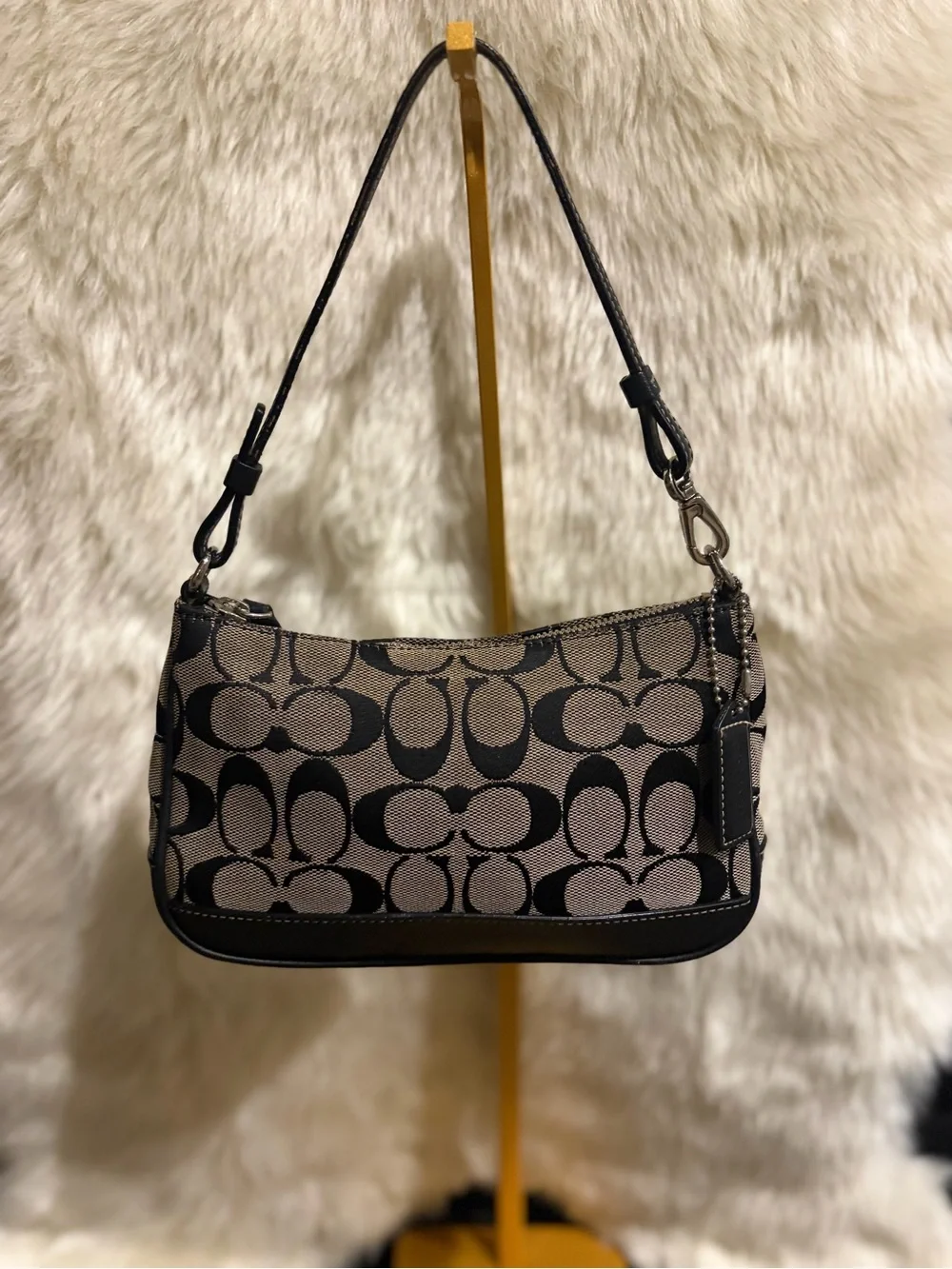 Vintage Coach 6094 Y2k signature Demi pouch bag